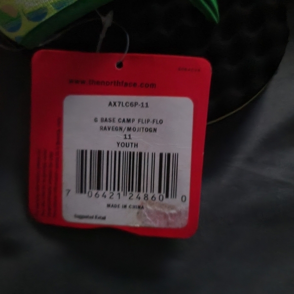 The Northface Flip Flops - Toddler Size 11 - Picture 2 of 5
